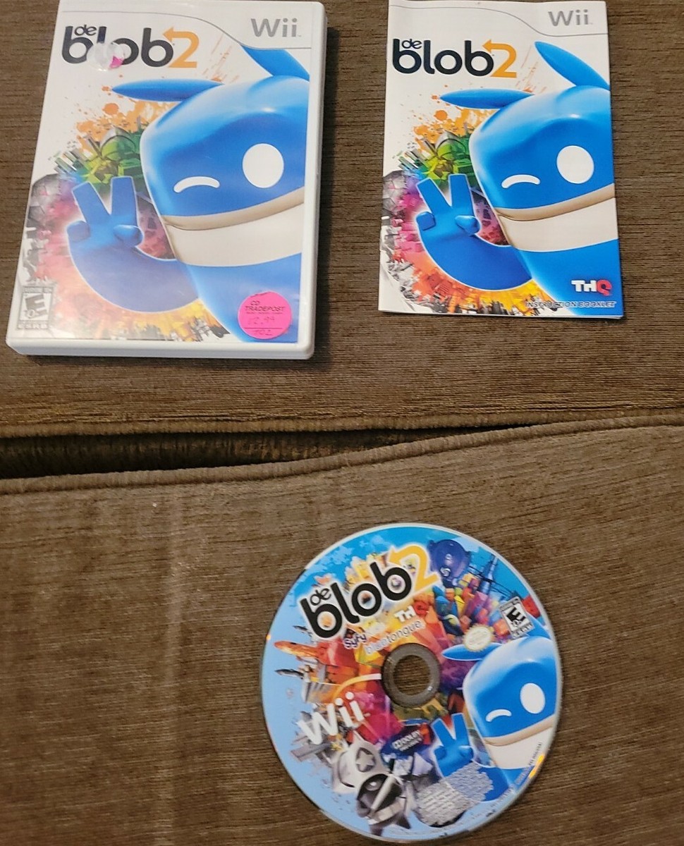 De Blob (Nintendo Wii, 2011) Complete and Clean!