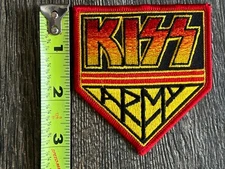 KISS PATCH Kiss Army Logo 2005 C&D Visionary Vintage Kiss UNUSED Simmons Frehley