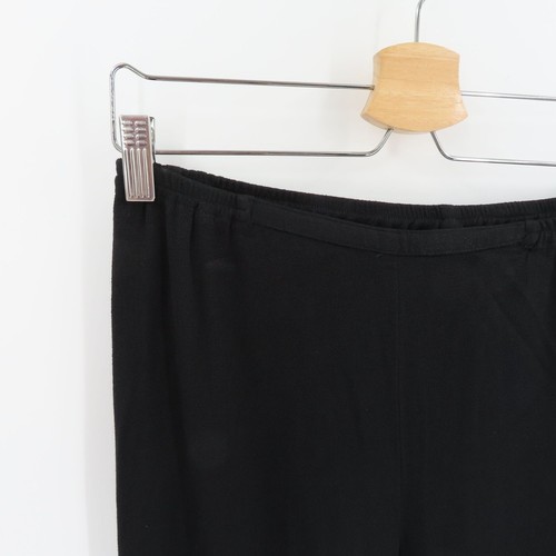 Citron Santa Monica Petite Medium PM Black Stretch Waist Pants Rayon Womens - Picture 3 of 9