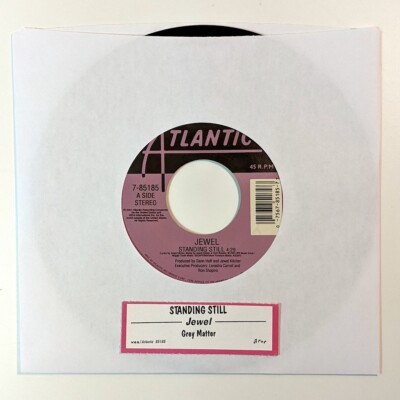 Jewel - Standing Still / Grey Matter (Live) 45 RPM *VG+/EXC* 2001 vinyl single