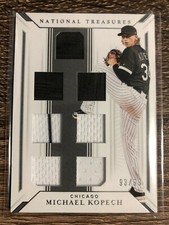 Michael Kopech 2019 National Treasures Game Gear Material Sevens #93/99