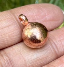 1Pz Puro Rame Guarigione Palla Ciondolo Medaglione Gioielli, Spirituale, 10-1...