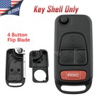 Remote Key Fob Shell Case for Mercedes Benz SLK230 1998 1999 2000 2001 2002 2003