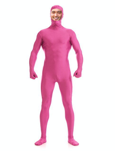 wash g face 30 Suit Halloween Men's Zentai Lycra Full DH Body Spandex