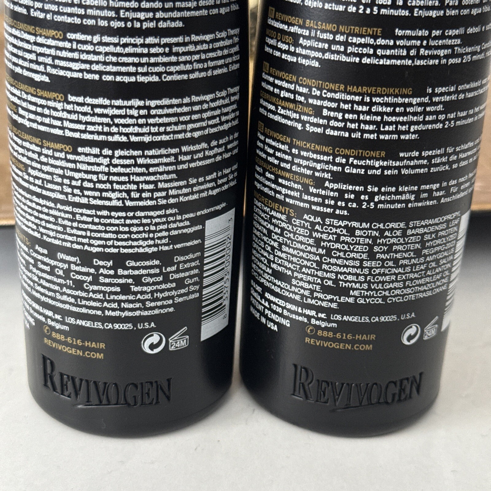 Bio-Cleansing Shampoo for Thinning Hair, DHT & Conditioner T, Hair Loss Shamp...