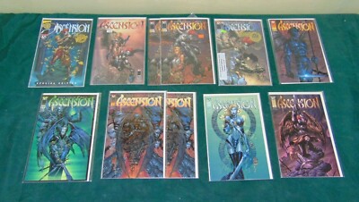 Ascension (Image/Top Cow Comics, 1997) LOT 11 Books Variants DF Wizard #1 & More