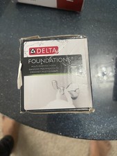 Delta Foundations Double Towel Hook in Chrome FND35-PC