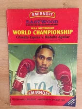 Smirnoff Eastwood World Championship May 5, 1993 Boxing Program B1435