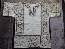 Vintage Peruvian Shipibo-Conibo Ceremonial Painted Shirt