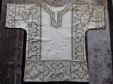 Vintage Peruvian Shipibo-Conibo Ceremonial Painted Shirt