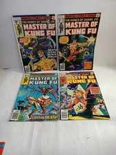 Lot Of 4~ Marvel Comics~ Shang-Chi Master Of Kung Fu  #56, #58, #62, & #63 