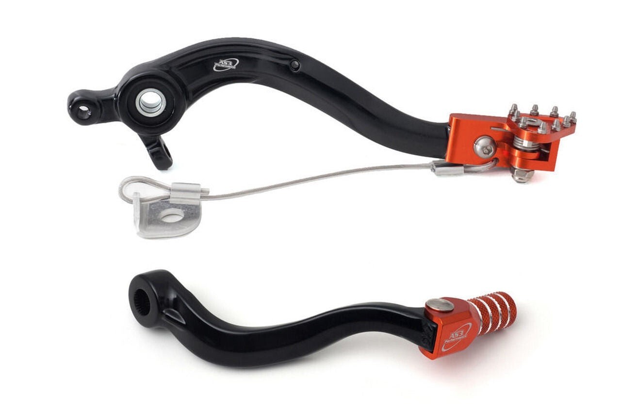 AS3 REAR BRAKE PEDAL GEAR LEVER for KTM 450 SX-F XCF SMR 17-22 450 500 EXC 17-23