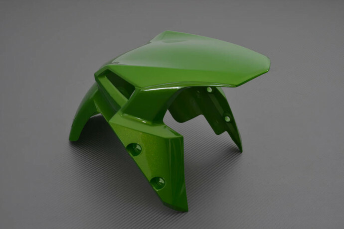 Garde-boue avant vert métallisé pour moto KAWASAKI Z900 SE 2022
