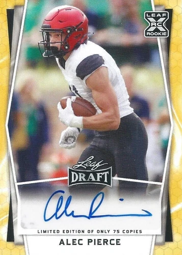 2022 Leaf Draft Alec Pierce #BA-AP1
