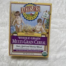 3 Pack Of Earth's Best Organic Non GMO Multi-Grain Cereal 8oz Exp 8/25 Babies   