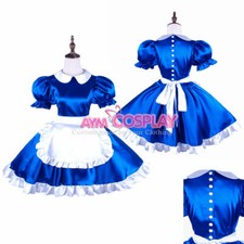 Satin sissy maid dress with Tailor-made