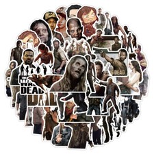 50X The Walking Dead TV Zombie Negan Rick Stickers Suvival Apocalypse Show Game