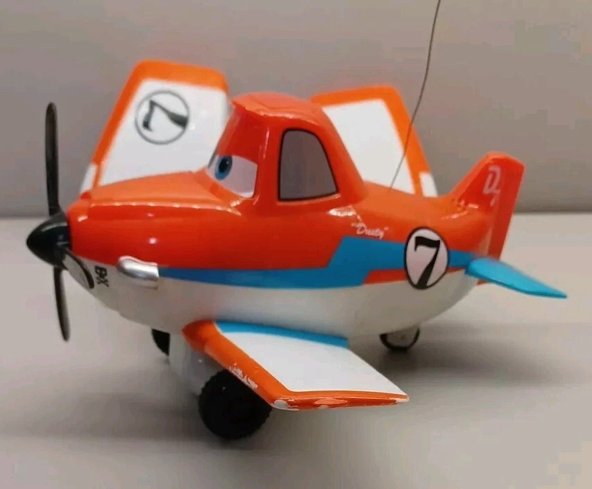 2013 MATTEL Disney Planes "DUSTY CROPHOPPER" RC Wing Control Plane RC  - Image 3 of 4