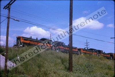 Orig. Slide Indiana Harbor Belt IHB 9216 &9202 SW1500 Proviso ILL 7-1992 (1G) (E