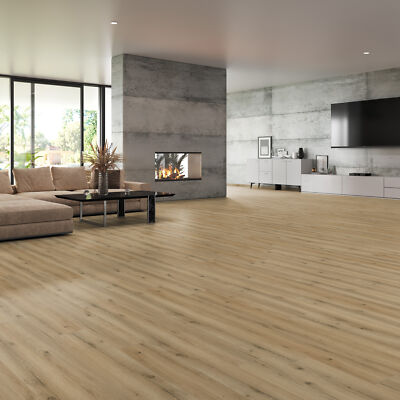 Tilo Vinylboden Rigid Spa Novo Eiche Macadamia softsynchron PVC Design