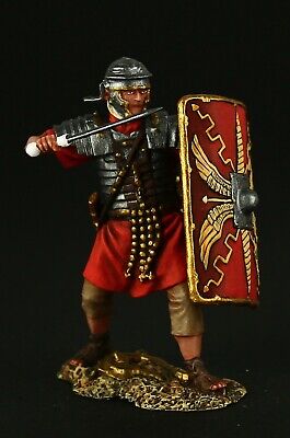 Figure Tin soldier Romain légionnaire avec un Rembourré Shield 54 mm