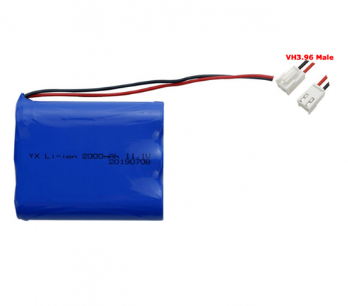 11.1V 2600mAh 3200mAh 3S1P Li-ion Battery Rechargeable Battery VH3.96 Male - Bild 2 von 12