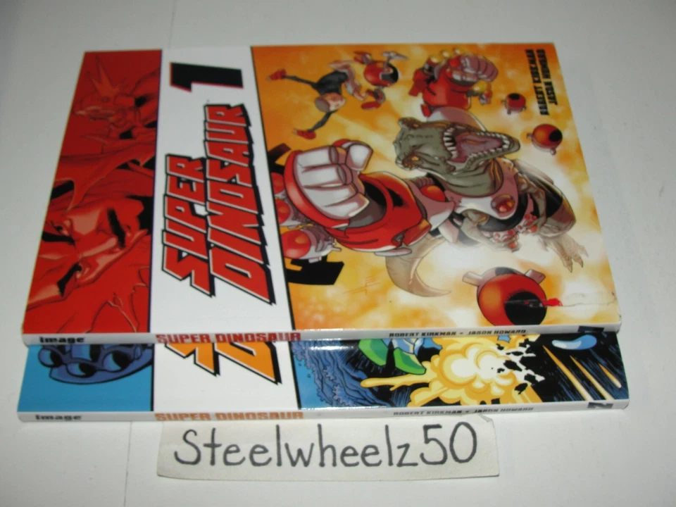 Super Dinosaur Volume 1 & 2 TPB Lot 2011 GN Image Comics Robert Kirkman Howard - Image 3 of 3