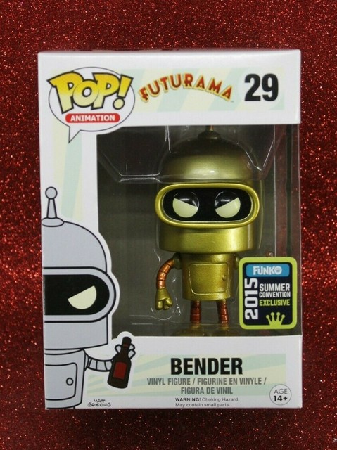 Funko Pop Vinyl Gold Bender 29 Sdcc/sce 