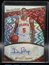 2022-23 Panini Revolution Dejounte Murray Autograph Fractal #'d 67/100 Atlanta