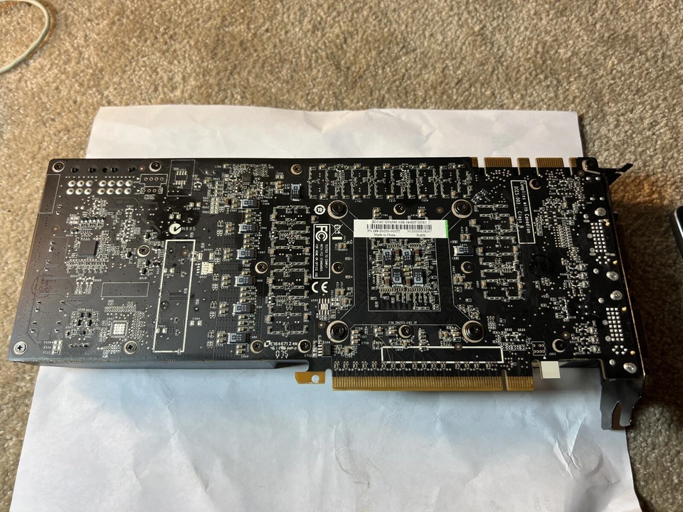 Rare Zotac Nvidia GTX 580 3GB GDDR5 Graphics card AS IS - Image 2 of 4