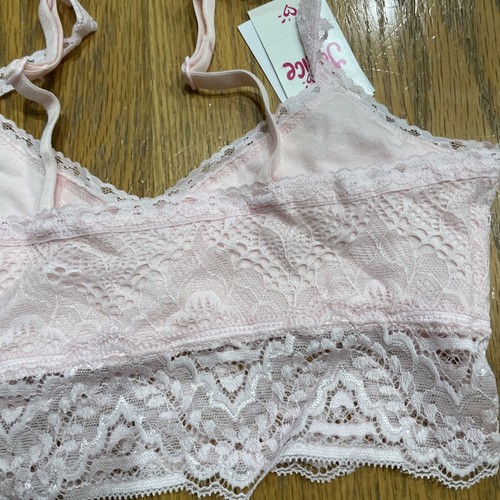 New Girls Justice Size 28 Pink Lace Bralette Bra NWT - Picture 7 of 7