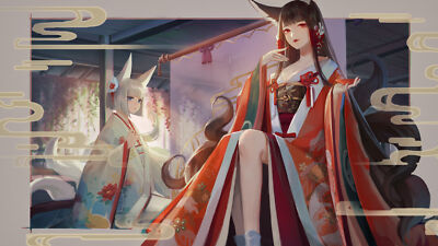 Anime Girls Digital Art Artwork 2D Portrait  Gaming Mat Desk 45556