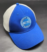 INDEPENDENT ELECTRIC SUPPLY IES hat blue white adjustable snapback cap