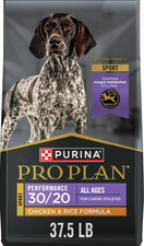 37.5 LB Purina Pro Plan Sport Performance 30/20 Chicken  Rice High Protein