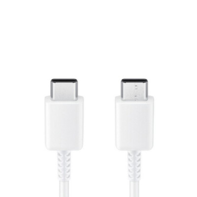 Original Samsung Typ C auf USB-C schell Ladekabel Schnellladefunktion 1m weiß