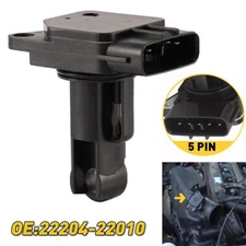 Mass Air Flow Meter MAF Sensor 22204-22010 5pin Fit For Toyota Denso Lexus Scion