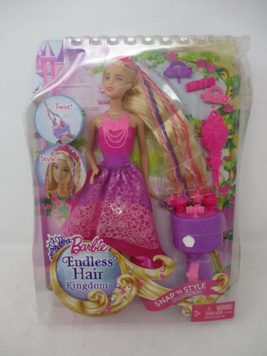 Barbie Endless Hair Kingdom Snap N Style Princess Doll eBay