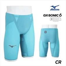 Mizuno GX SONIC 6 CR Men's Swimwear Turquoise N2MBA502 For RACING
