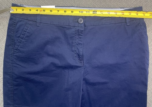 Pantalones Cortos Crown & Ivy Para Mujer Azul Marino Talla 16 CAROLINE NUEVOS CON ETIQUETAS - Imagen 11 de 19