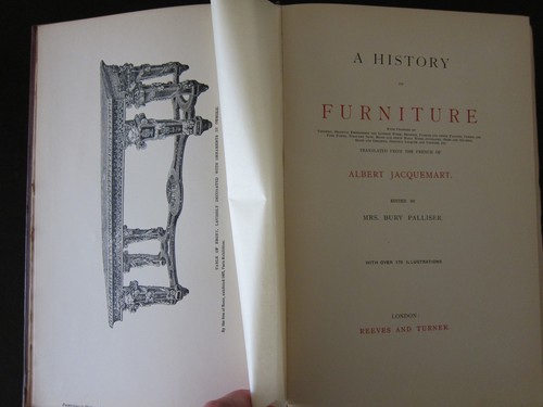 A History of Furniture; Jacquemart; ca. 1878 - Picture 2 of 9