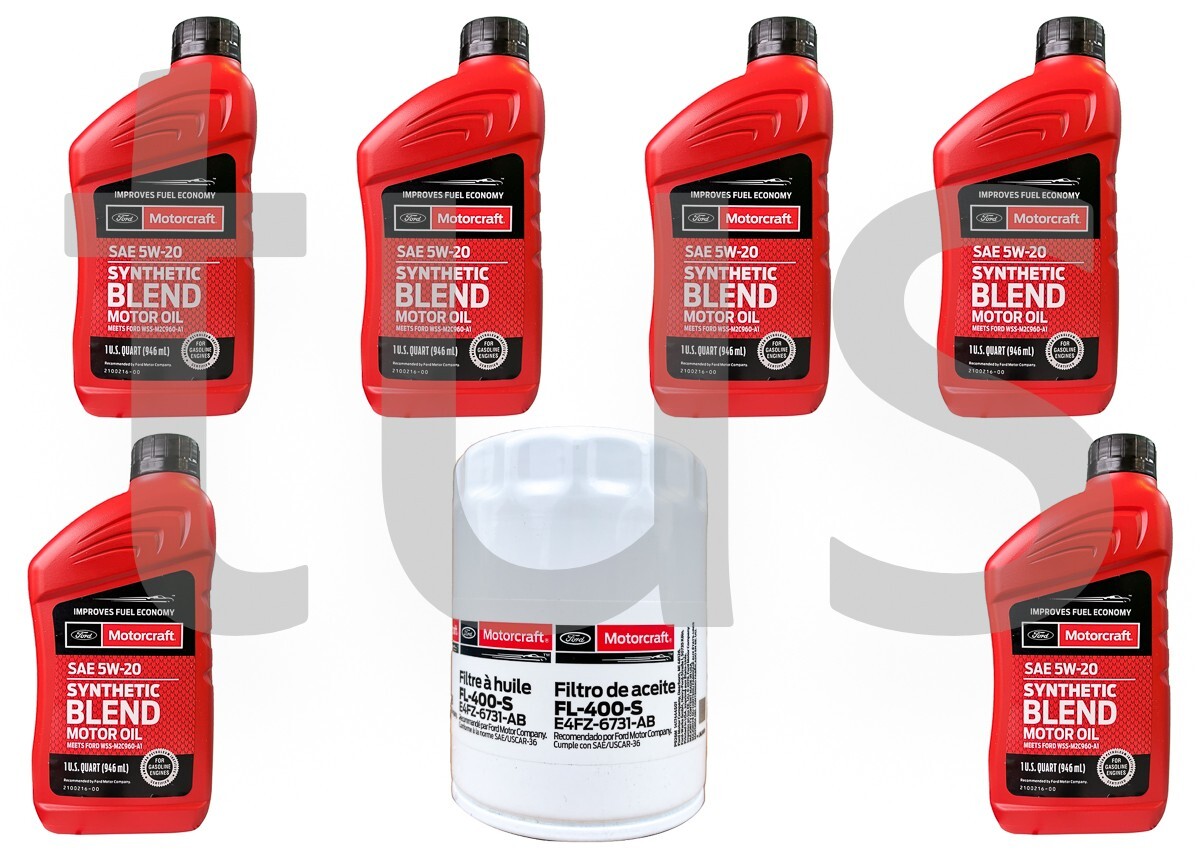 Genuine Motorcraft Engine Oil Change Kit for 2007 Ford Edge 3.5L V6 5w20