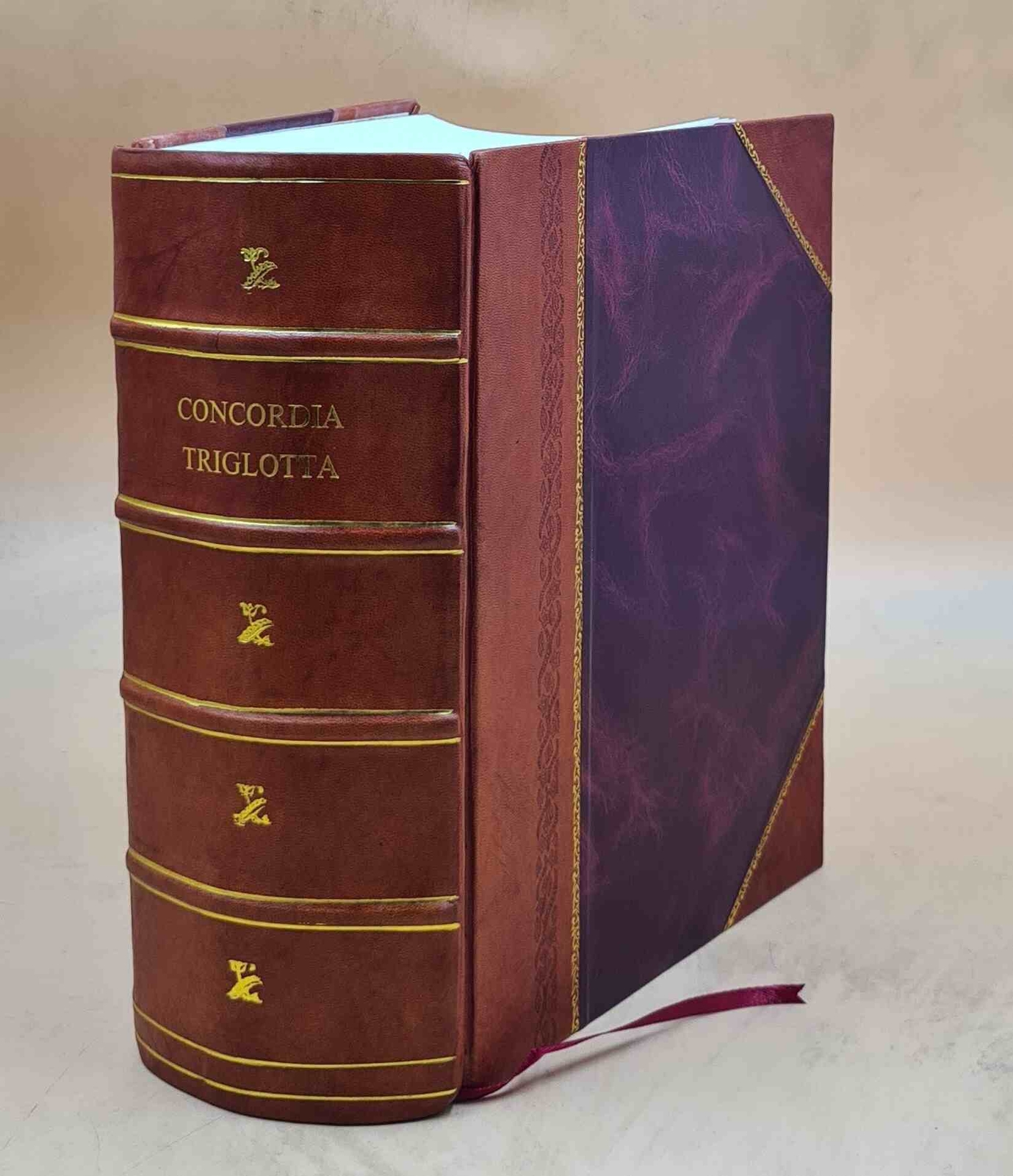 1921 Triglotta Concordia Leather Bound Edition