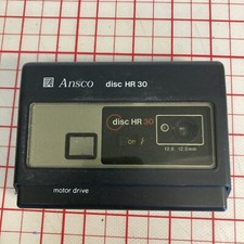 Ansco Disc HR 30 Motor Drive Disc Film Camera W manual Used/Untested
