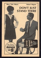 1974 KPLR TV MOVIE AD ~ MARY TYLER MOORE & ROBERT WAGNER Don't Just Stand There