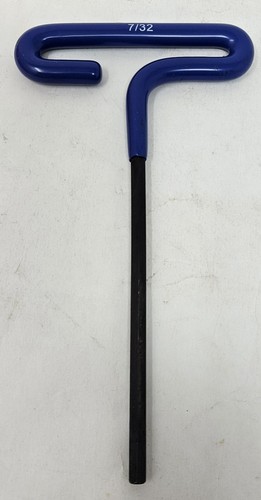 T-Handle Hex Key Wrench 7/32" Blue Qty 18 - Picture 1 of 3