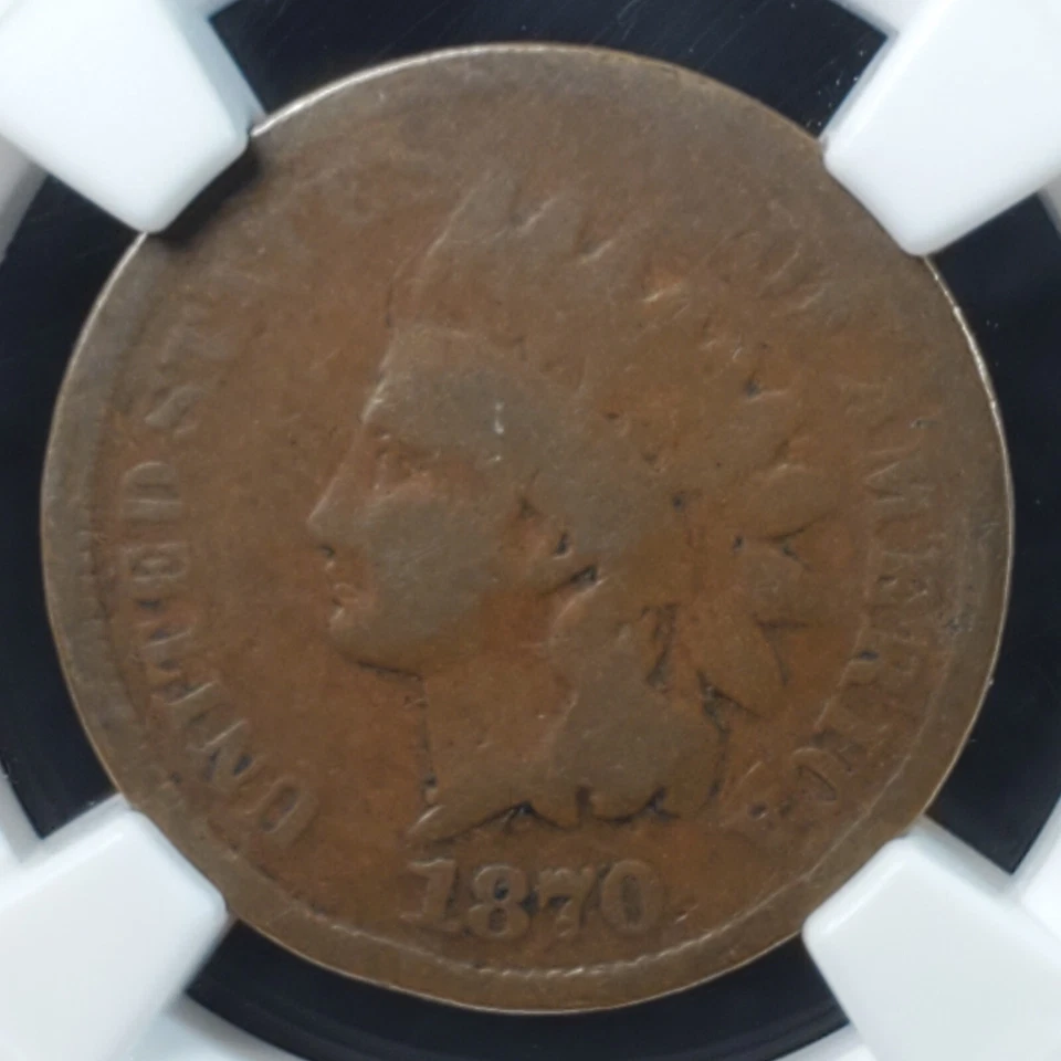1870 Indian Head Cent NGC G 4 BN 5862975-006 Exquisite Coin Rare - Image 3 of 4