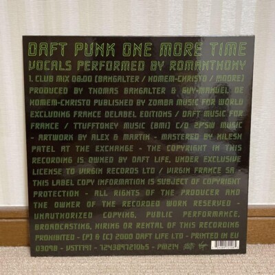 One More Time [US CD] [Single] [LP] by Daft Punk (Vinyl, Dec