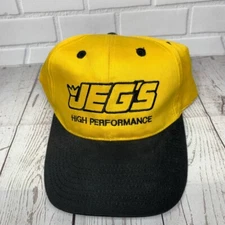Jegs High Performance Headwear Hat Snapback Cap Yellow Men