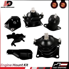 6PCS Engine Motor & Transmission Mount Set For 2003-2007 Honda Accord 2.4L Auto