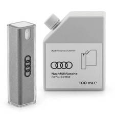 Original Audi Displayreiniger 2-in-1 mit Nachfüllflasche 100 ml 85E096311A - NEU